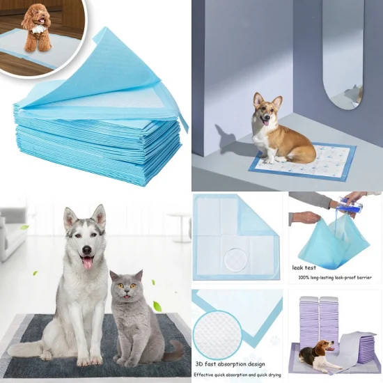 소형/대형 강아지 훈련 패드, 화장실 오줌 매트, 고양이 애완동물 패드